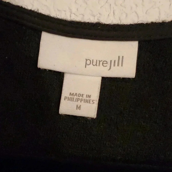 Pure Jill Women's wool blend long zip cardigan - Picture 2 of 12